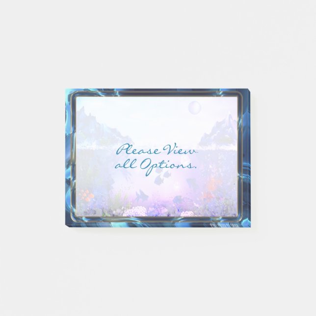 Undervatten 5A Post-it Block (Framsida)