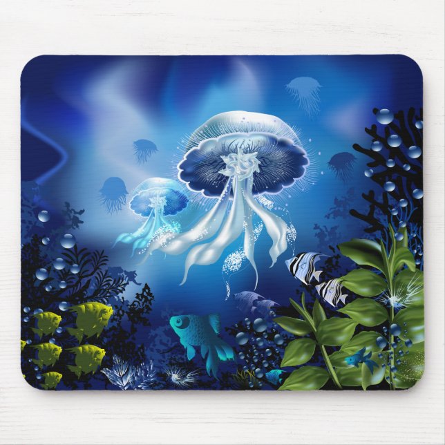 Undervatten 6A Mousepad Musmatta (Framsidan)