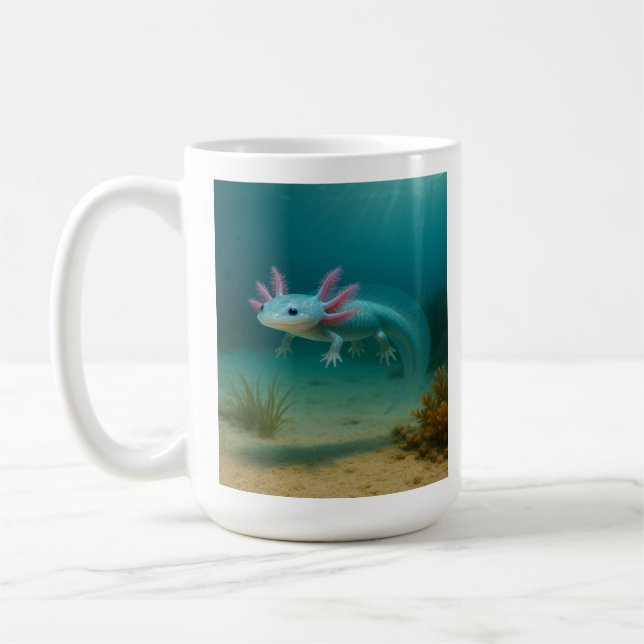  undervatten: Axolotl Kaffemugg (Vänster)