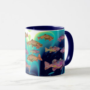 UNDERVATTEN,FISK,FÄRGBRYTNING, Blåblå Mugg