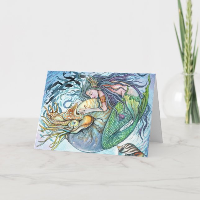 Undervatten Kärlek Kort (Framsida)