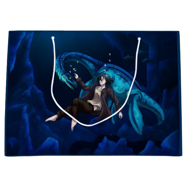 Undervatten med Plesiosaurus (Framsidan)