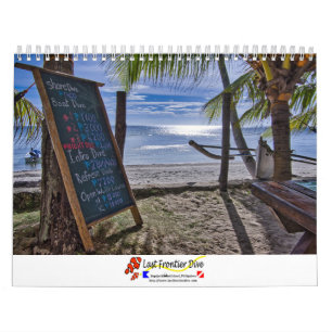 Undervatten till Siquijor S- L storlek Kalender