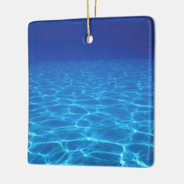 Undervatten Tom simming Bassäng Julgransprydnad Keramik