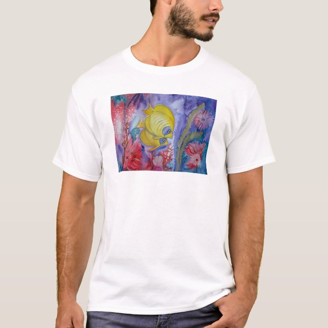 Undervattens- begåvning t-shirt (Framsida)