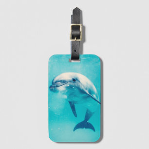 Undervattens- Bottlenosed delfin Bagagebricka