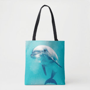 Undervattens- Bottlenosed delfin Tygkasse