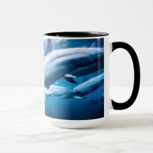 Undervattens- delfiner mugg