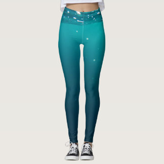 Undervattens- färger leggings
