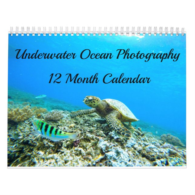 Undervattens- havfotografi kalender (Omslag)