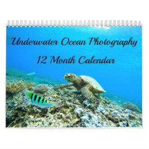 Undervattens- havfotografi kalender