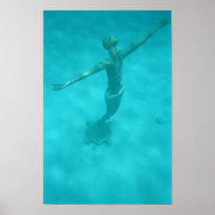 Undervattens- Kristus Poster