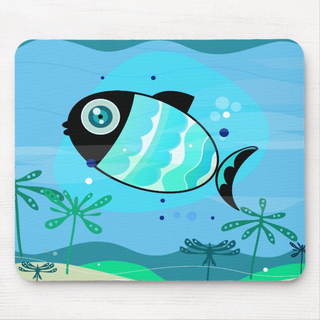 Undervattens- Mousepad Musmatta (Framsidan)