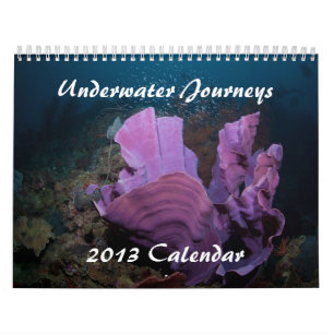 Undervattens- resor 2013 marin- livkalender kalender