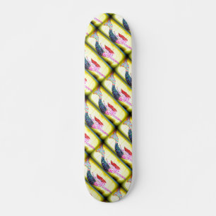 undervattens- rosa simma för mosaiksjöjungfruar skateboard bräda 20 cm