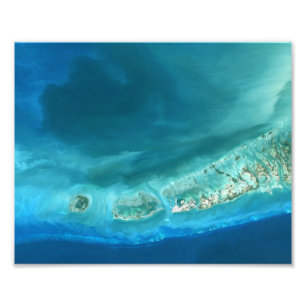 Undervattens- sedimentbildande near Key West, Flor Fototryck