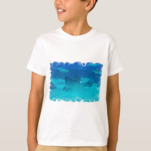 Undervattens- Stingray Tee Shirt (Framsida)