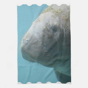 Undervattens- stor Manatee Kökshandduk