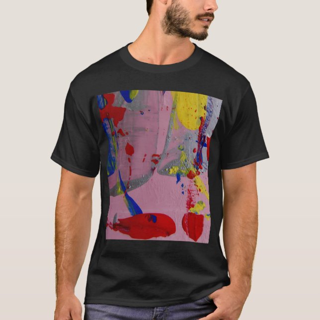 Undervattensabstrakt T Shirt (Framsida)