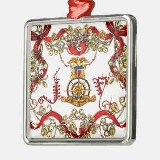 Undervattensbefäl Vapensköld julprydnad Julgransprydnad Metall