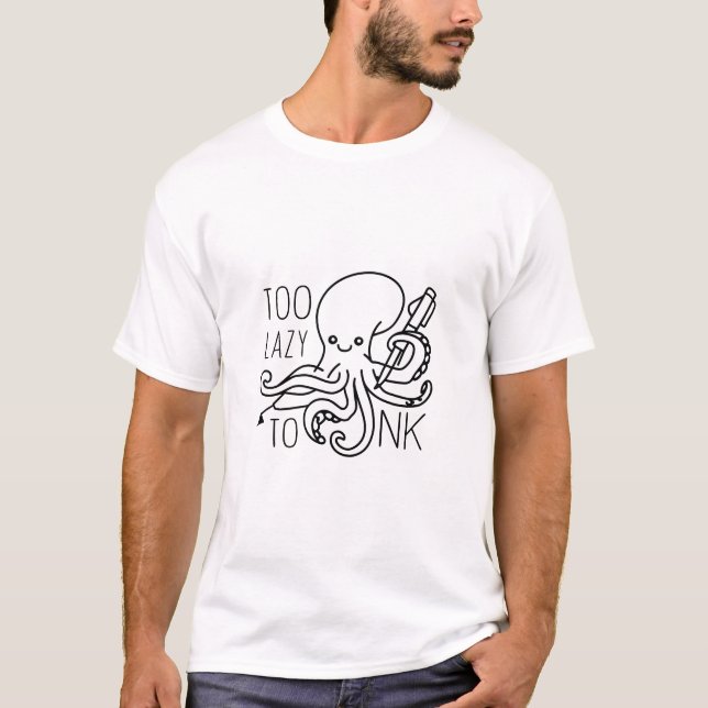 Undervattensbehandling med Octopus T Shirt (Framsida)