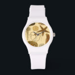 Undervattensbesättningar Armbandsur<br><div class="desc">Gå under vattnet för att utforska havet med alla dessa olika havslevande varelser. Denna vintage biet av konst är en perfekt som tillfogas varje älskare av anemon. Få din konst utskriven idag på din produkt.</div>