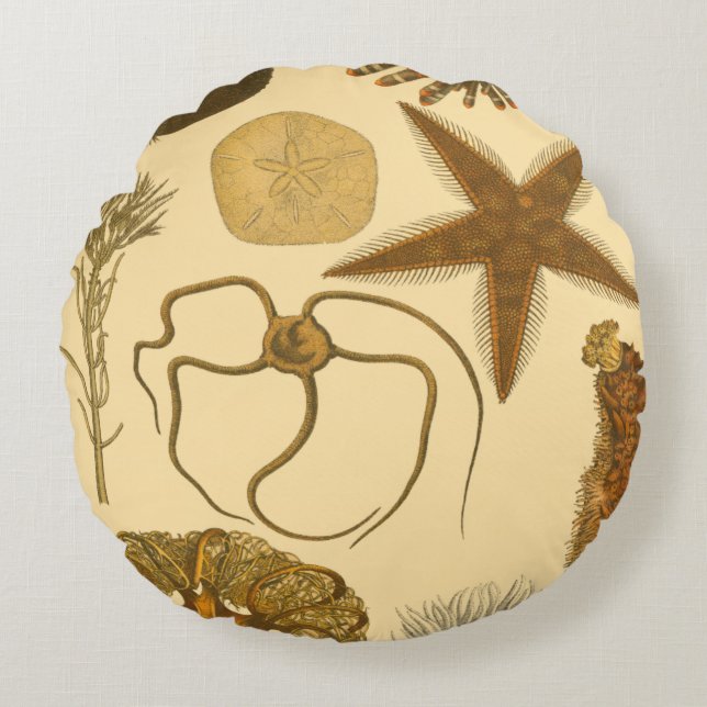 Undervattensbesättningar Rund Kudde (Framsidan)