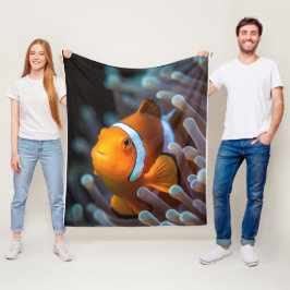 Undervattensbild för fisk i havet med dålig Gult Fleecefilt