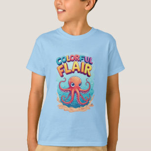 🐙 Undervattensbläckfisk Oceanäventyr 🐙 T Shirt