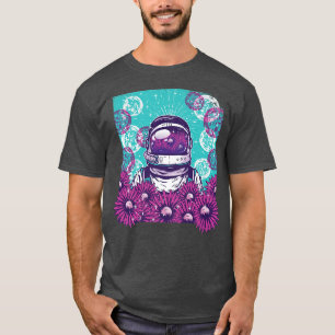 Undervattensbubblor Astronaut Astral Cosmic Design T Shirt