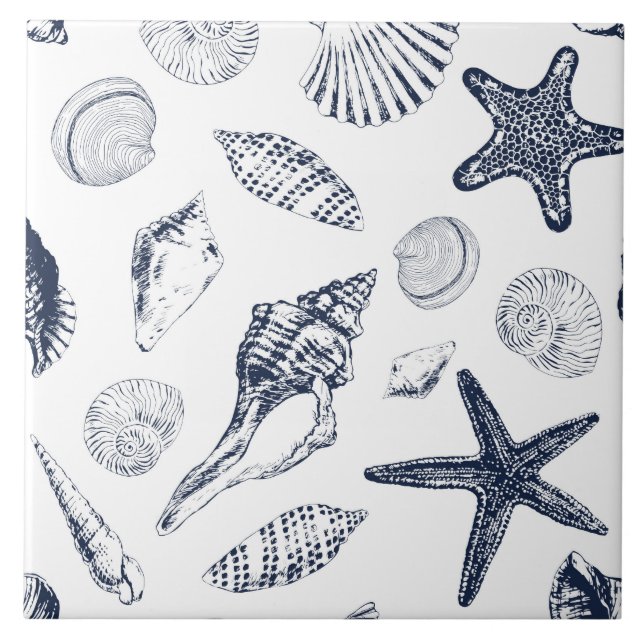 Undervattensdjur Kakelplatta (Framsidan)