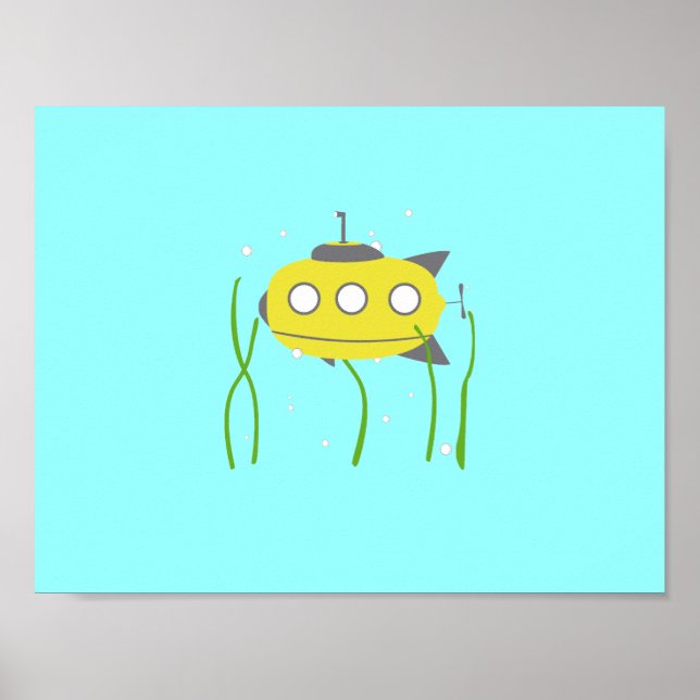 Undervattensfartyg Poster (Framsidan)