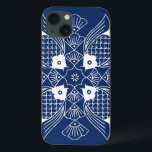 Undervattensfiskdesign med blå bakgrund<br><div class="desc">Ett möte mellan fiskarnas sinnen visar en undervattensscen som är komplett med segelceller på blå bakgrund. En underbar gåva till en ichyolog eller någon som kärlek kan se fisk som har en simma!</div>