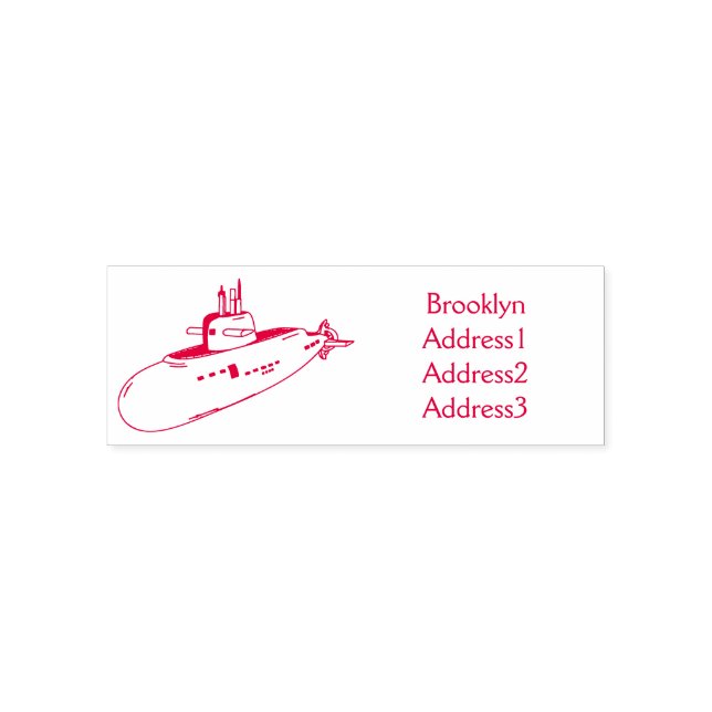Undervattensillustration av tecknaden självfärgande stämpel (Design)