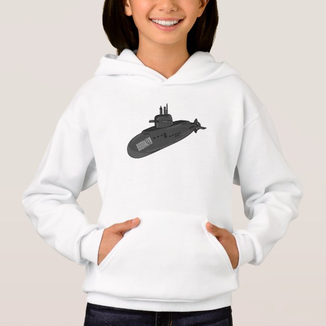 Undervattensillustration av tecknaden t shirt (Framsida)