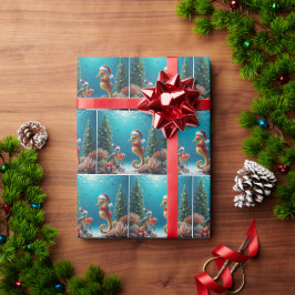 Undervattensjuka Juli Seahorse och Sea Turtle Presentpapper