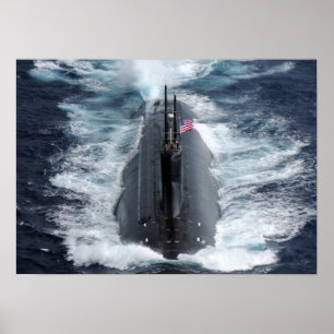 Undervattensklass för Seavarg-klassen USS Connecti Poster