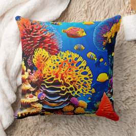 Undervattenskoralen Garden Design Kudde