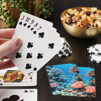 Undervattenskorallrev Casinokort