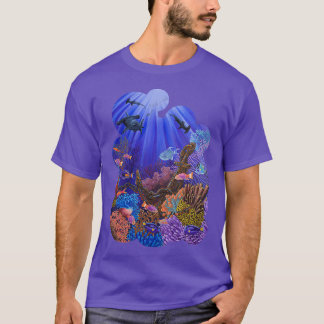 Undervattenskorallrev T Shirt