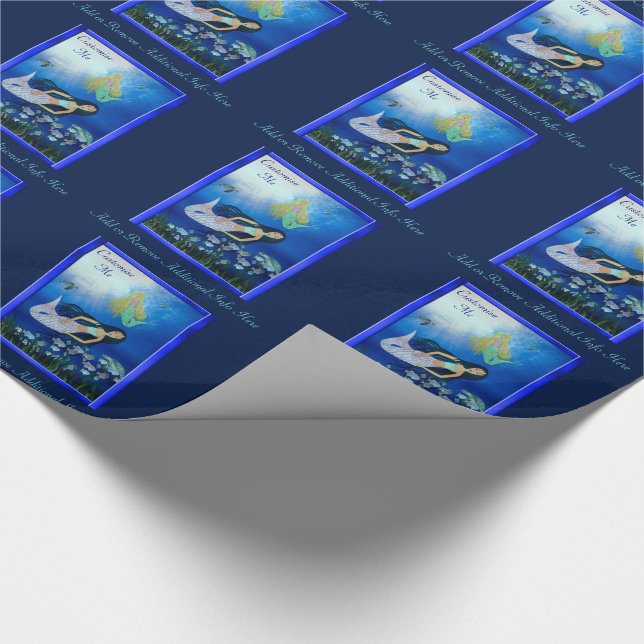 Undervattenslek (Sjöjungfru) Presentpapper (Hörn)