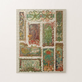 Undervattenslivet, art nouveau sjöstjärtfiskar pussel