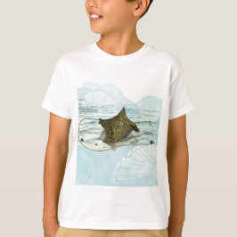Undervattensmålad Ornate Eagle Ray T Shirt