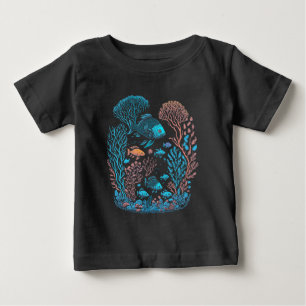 Undervattensscen Färgfisk och korallrev T Shirt