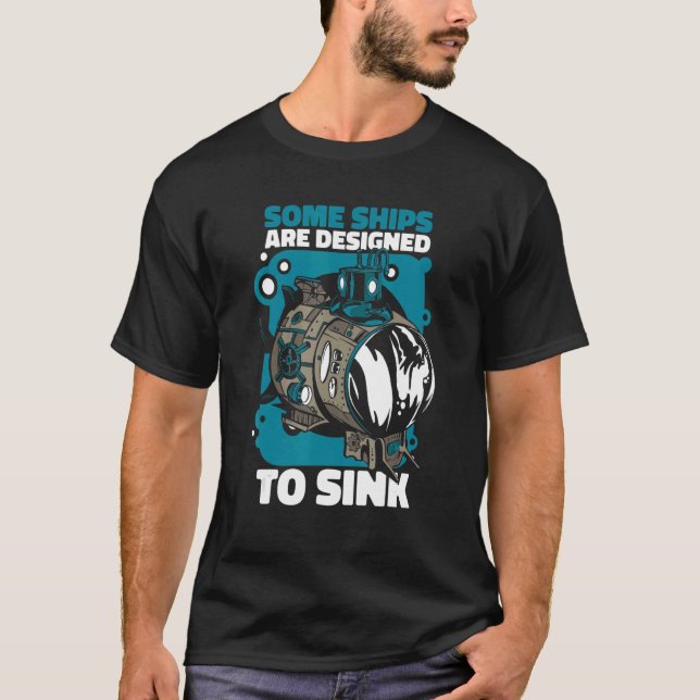 Undervattenssjöubåtar T Shirt (Framsida)