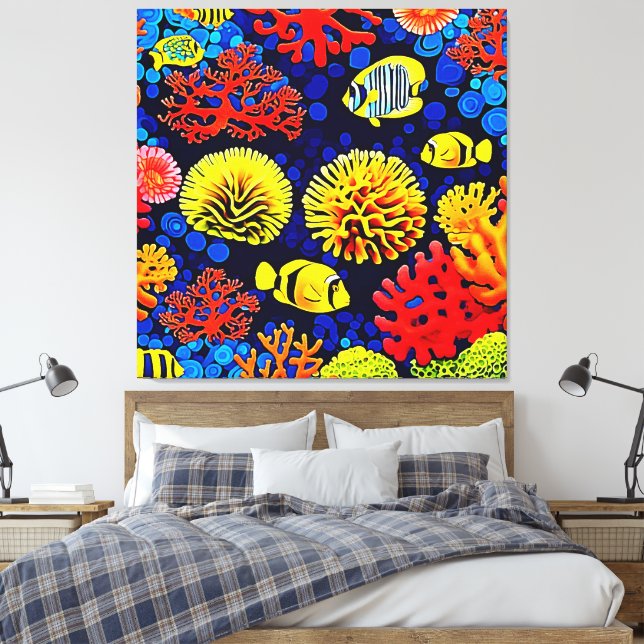 Undervattensskydd Life BrightStor-design Canvastryck (Insitu (sovrum))