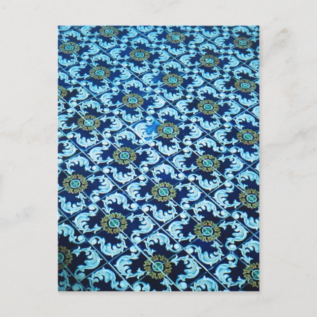 Undervattensspansk kakel vykort (Framsida)