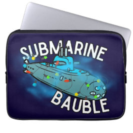 Undervattensubåt, bauble, jultoma laptop fodral