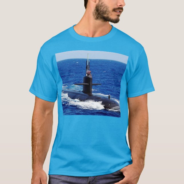 Undervattensubåt i Stater T Shirt (Framsida)