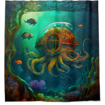 Undervattensubåt under havet